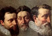 Head Studies of Three French Magistrates POURBUS, Frans the Younger